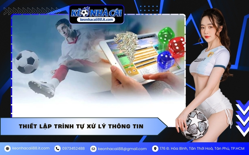 Thiết lập trình tự xử lý thông tin